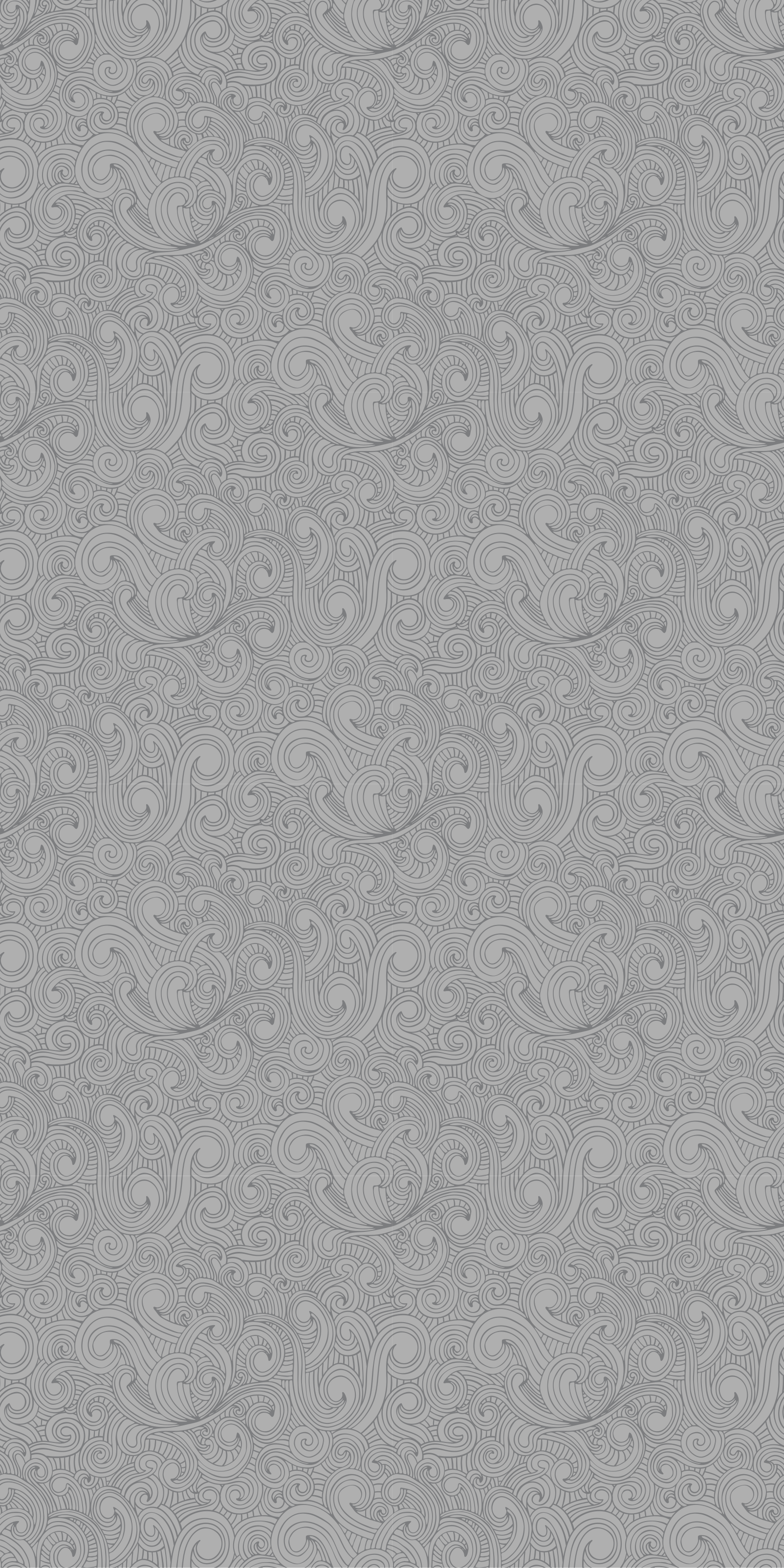 Vinyl teppe kjøkken gråtoner blomsterdesign - Tenstickers