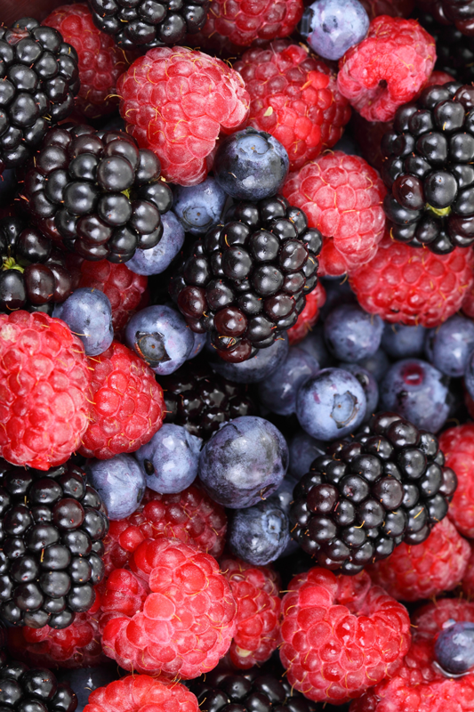 Vinyl teppe kjøkken blåbær - Tenstickers