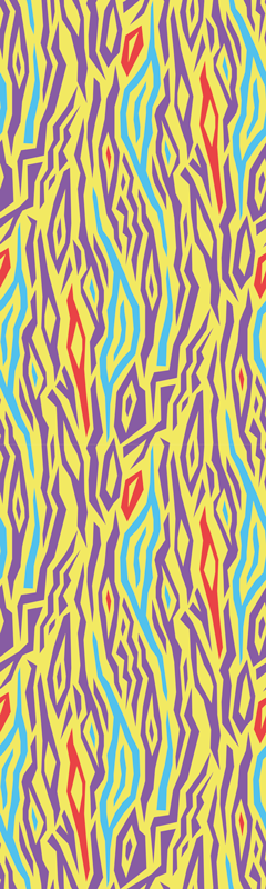 Vinyl teppe kjøkken vintage zebra dyreprint - Tenstickers