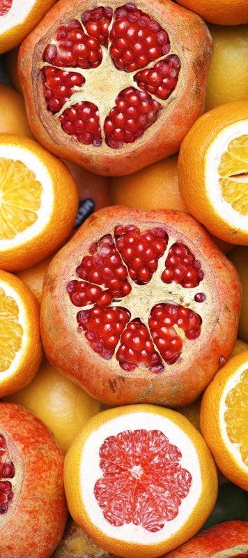 Skivede frukter vinyl teppe kjøkken - Tenstickers