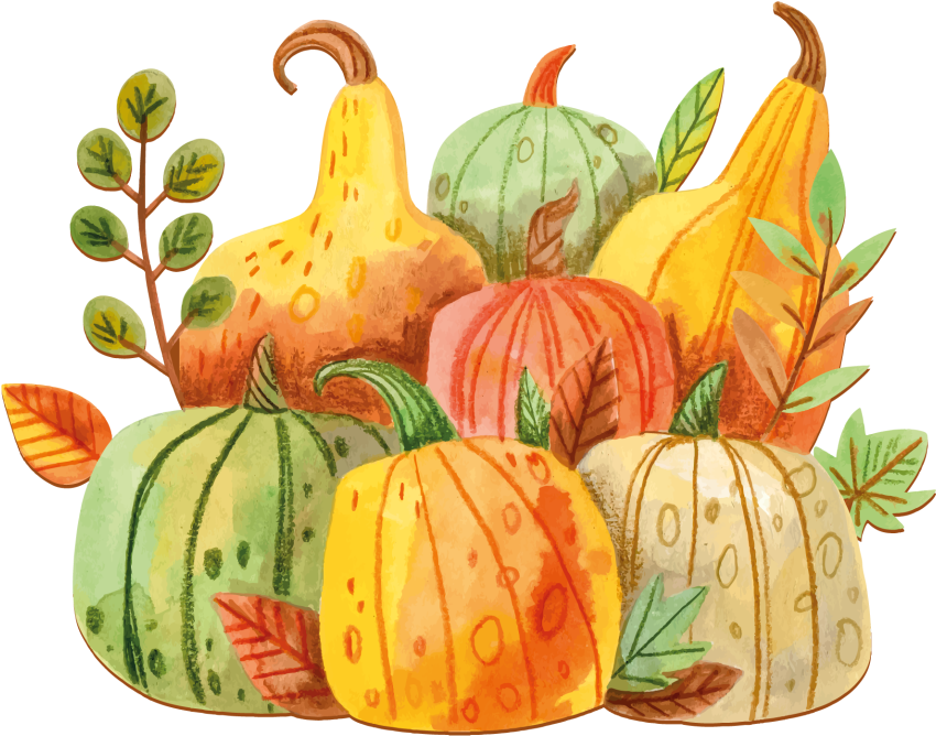 Vannfargede takknemlighetsgrønnsaker vinyl teppe kjøkken - Tenstickers