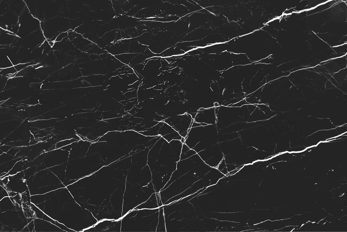 Vinyl teppe kjøkken svart marmor - Tenstickers