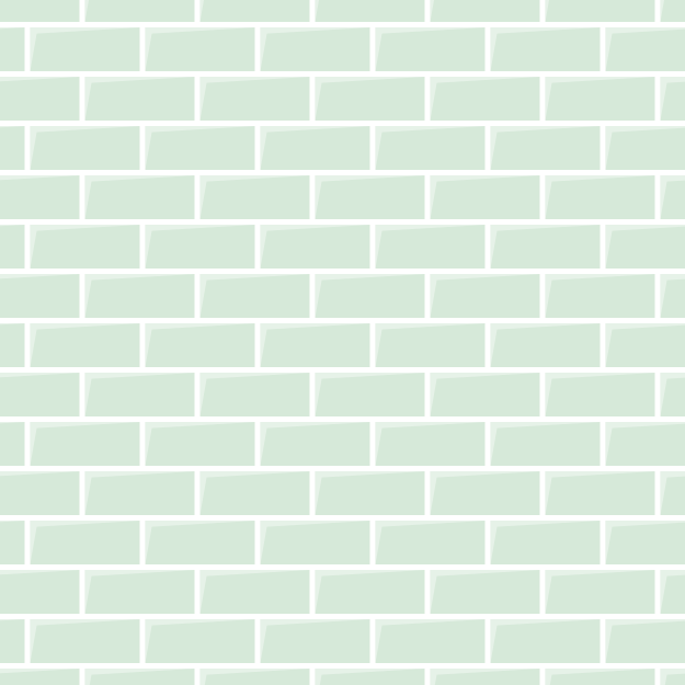 Vinyl teppe kjøkken grønn murstein klistremerke - Tenstickers