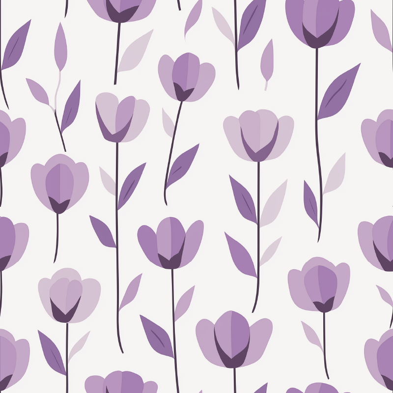 Blomstertrykk design vinyl teppe kjøkken - Tenstickers