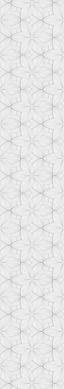 Vinyl teppe kjøkken med blomster i minimalistiske hexagoner - Tenstickers