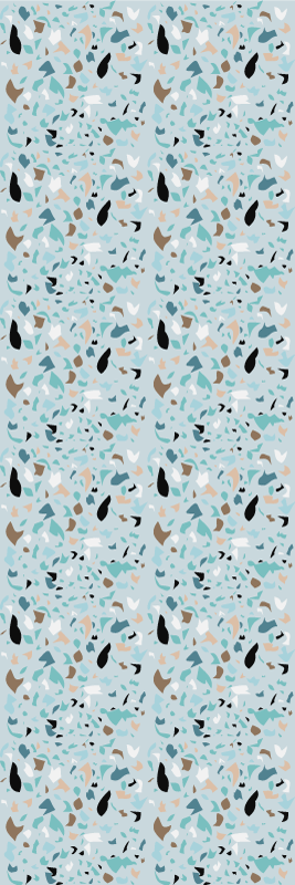 Vinyl teppe soverom i terrazzo stil design - Tenstickers
