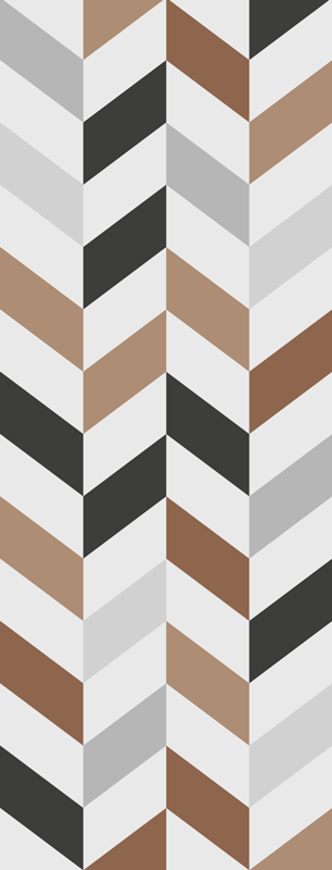 Fargerike blokker geometrisk vinyl teppe kontor - Tenstickers
