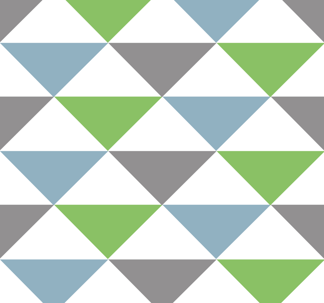 Fargerike pastelltriangler vinyl teppe kontor - Tenstickers