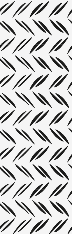 Enkel ulike striper vinyl teppe soverom - Tenstickers