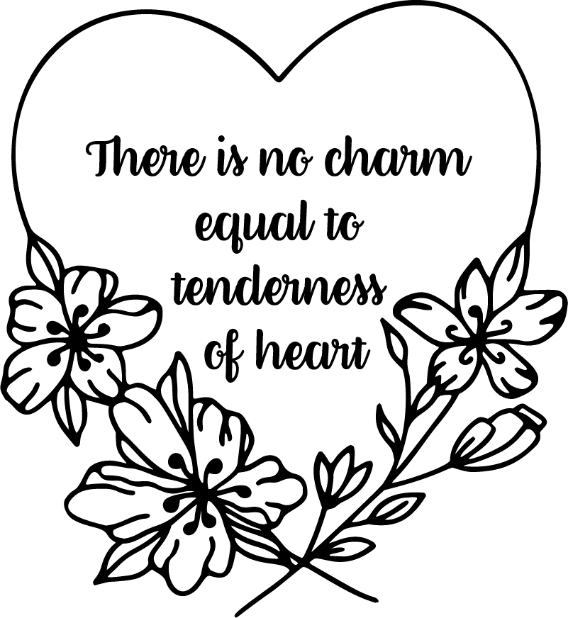 Jane austen hjerte vinyl teppe soverom - Tenstickers