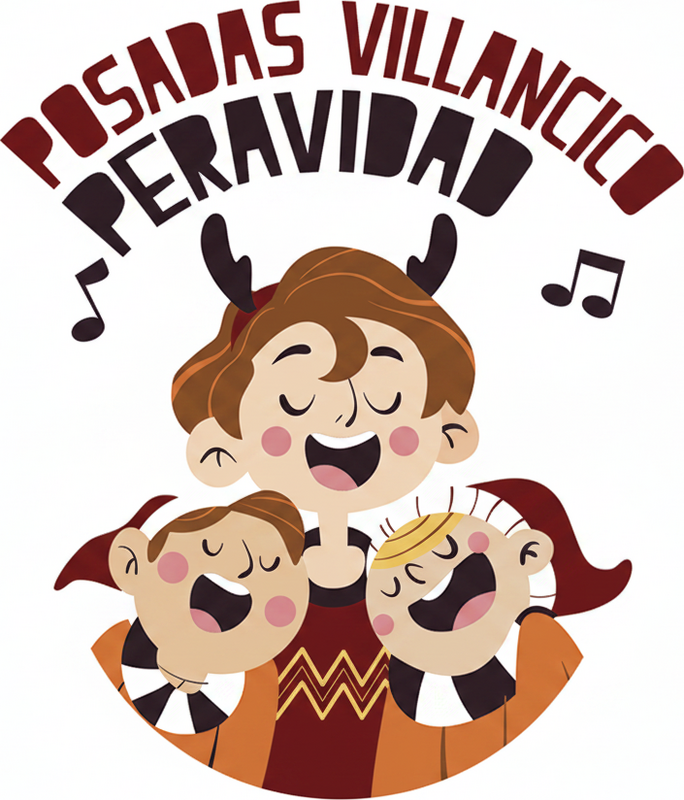 Vinyl teppe soverom posadas villancico jul - Tenstickers