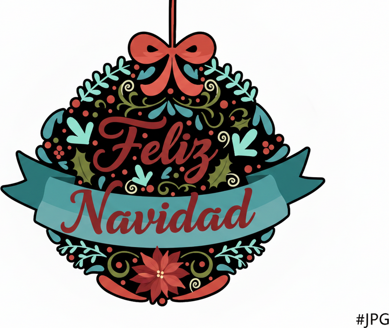 Vinyl teppe soverom god jul - Tenstickers