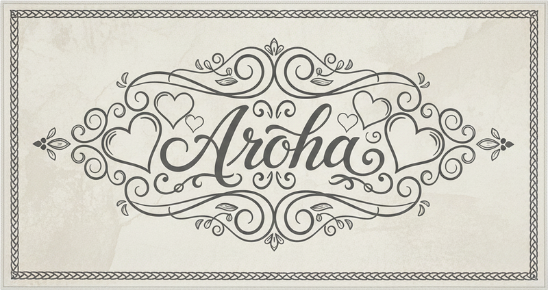 Aroha vinyl teppe soverom - Tenstickers
