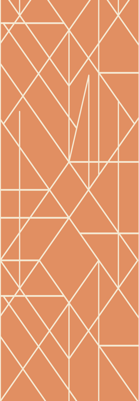 Vinyl teppe nordisk geometrisk mosaikk topp - Tenstickers
