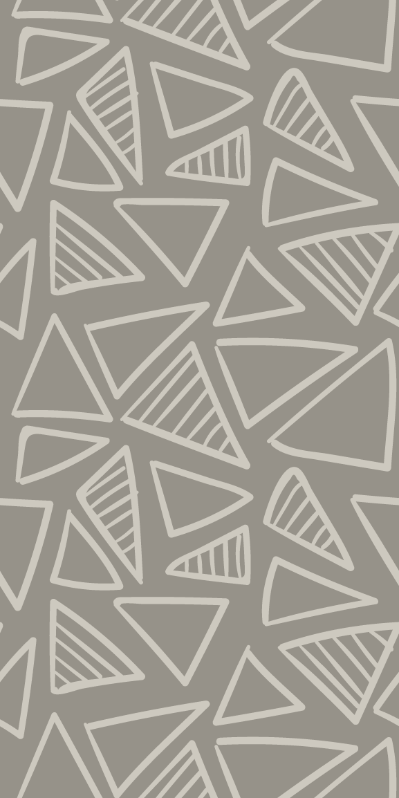 Vinyl teppe nordisk grå trekantet stripemønster - Tenstickers
