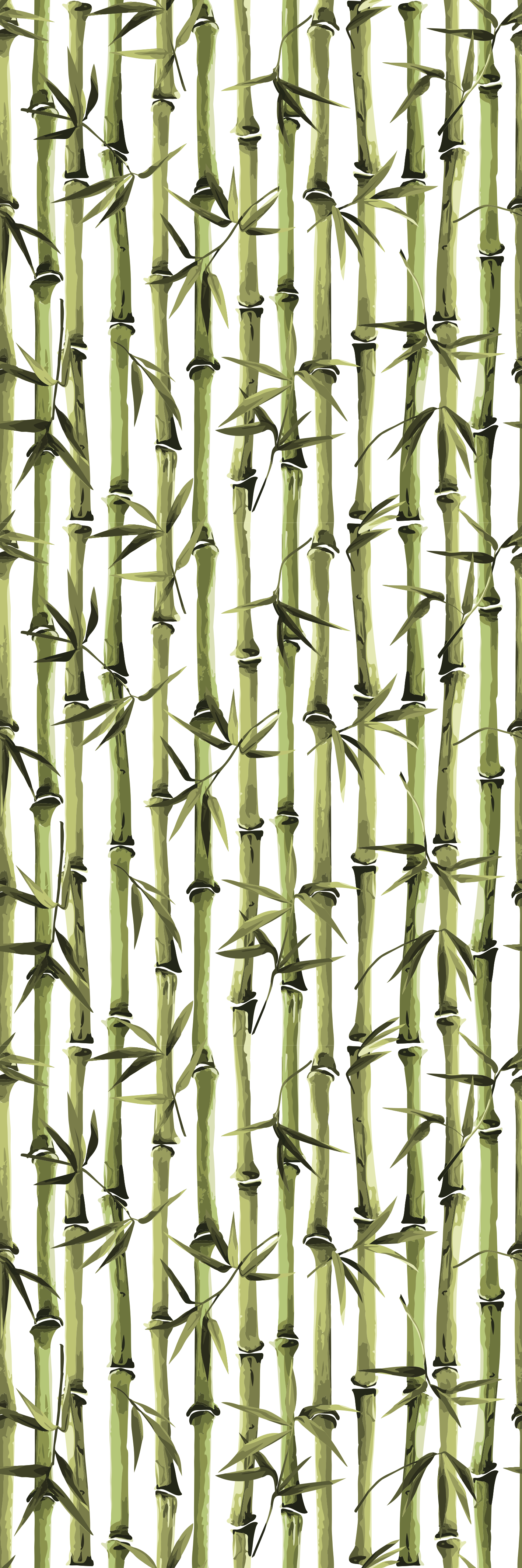 Bambusmønster grener vinyl teppe natur - Tenstickers