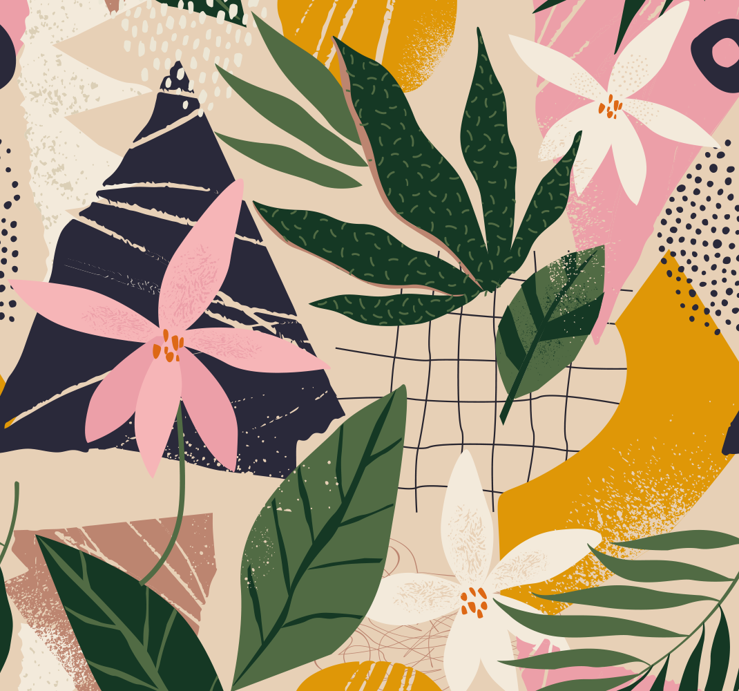 Vinyl teppe natur en hage i hjemmet - Tenstickers