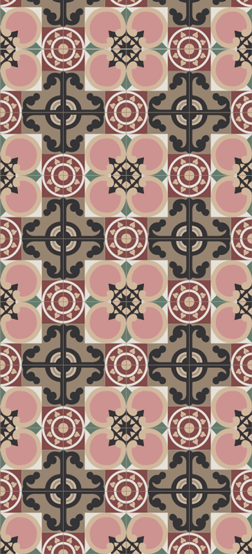 Vinyl teppe vintage azulejos fra toledo - Tenstickers