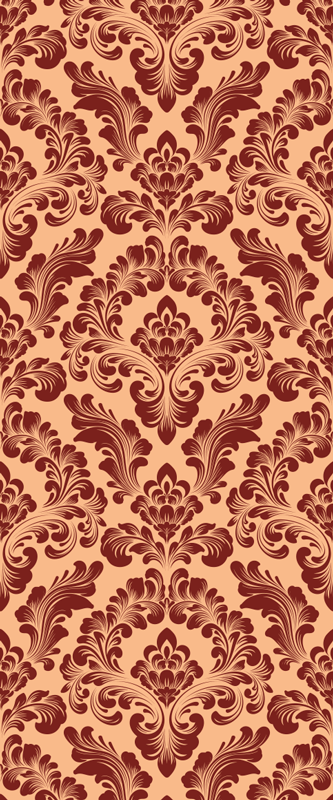 Flock vinyl teppe vintage - Tenstickers