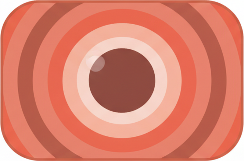 Vinyl teppe moderne terra rosa - Tenstickers