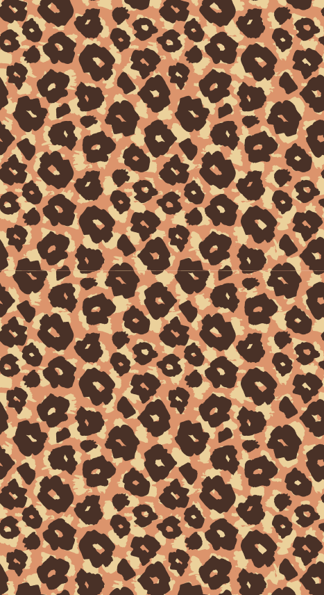 Vinyl teppe dyr klassisk leopardimitasjon - Tenstickers