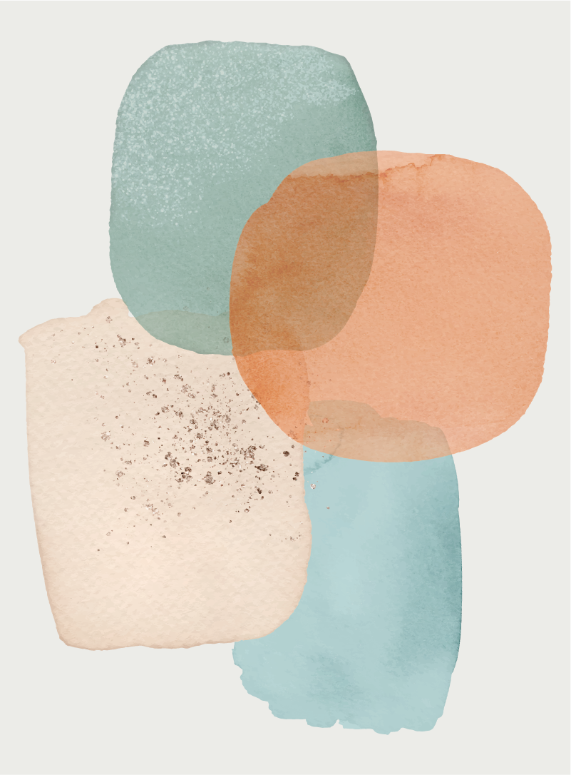 Vinyl teppe moderne jordfarger minimalistisk design - Tenstickers