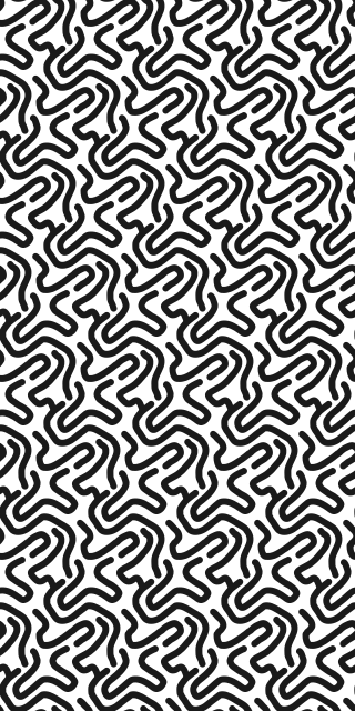 Labyrintmønster vinyl teppe tekstur - Tenstickers