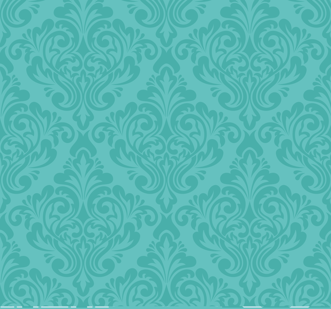 Vinyl teppe vintage damask - Tenstickers
