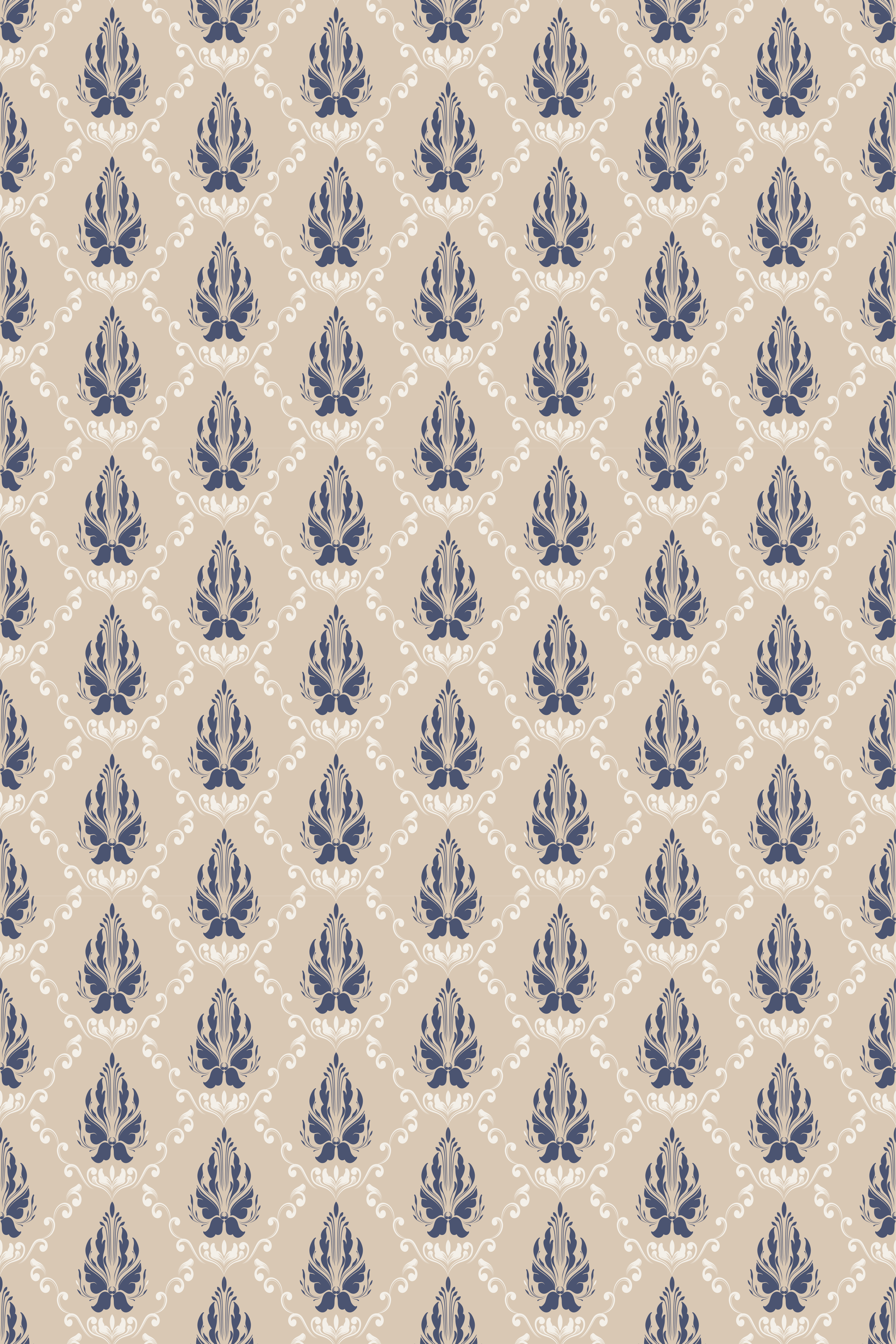 Stensilert vinyl teppe vintage - Tenstickers