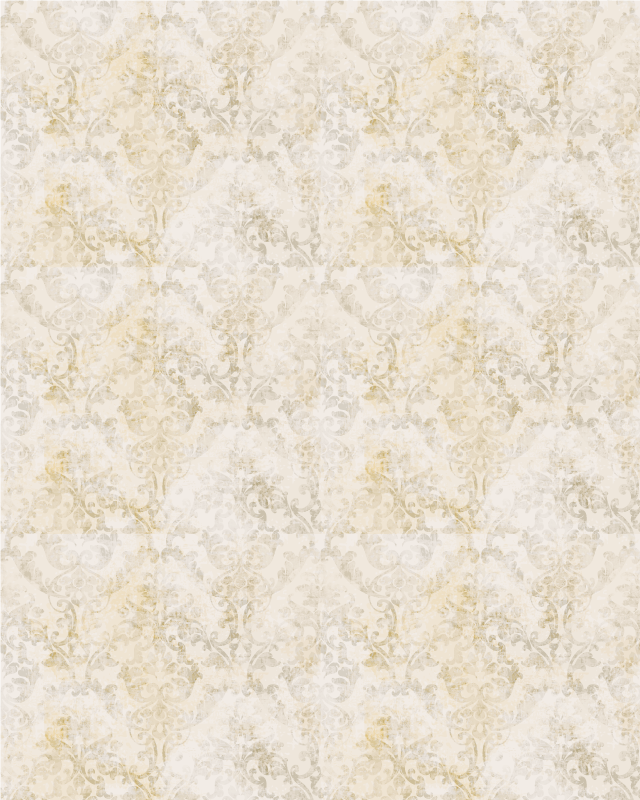 Vinyl teppe vintage damask vintage mønster - Tenstickers