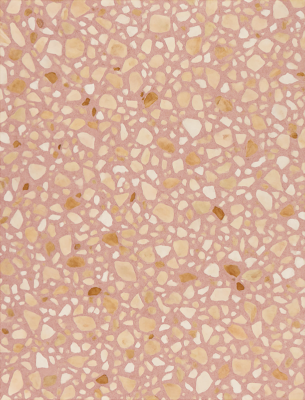 Vinyl teppe tekstur rose earth terrazzo - Tenstickers