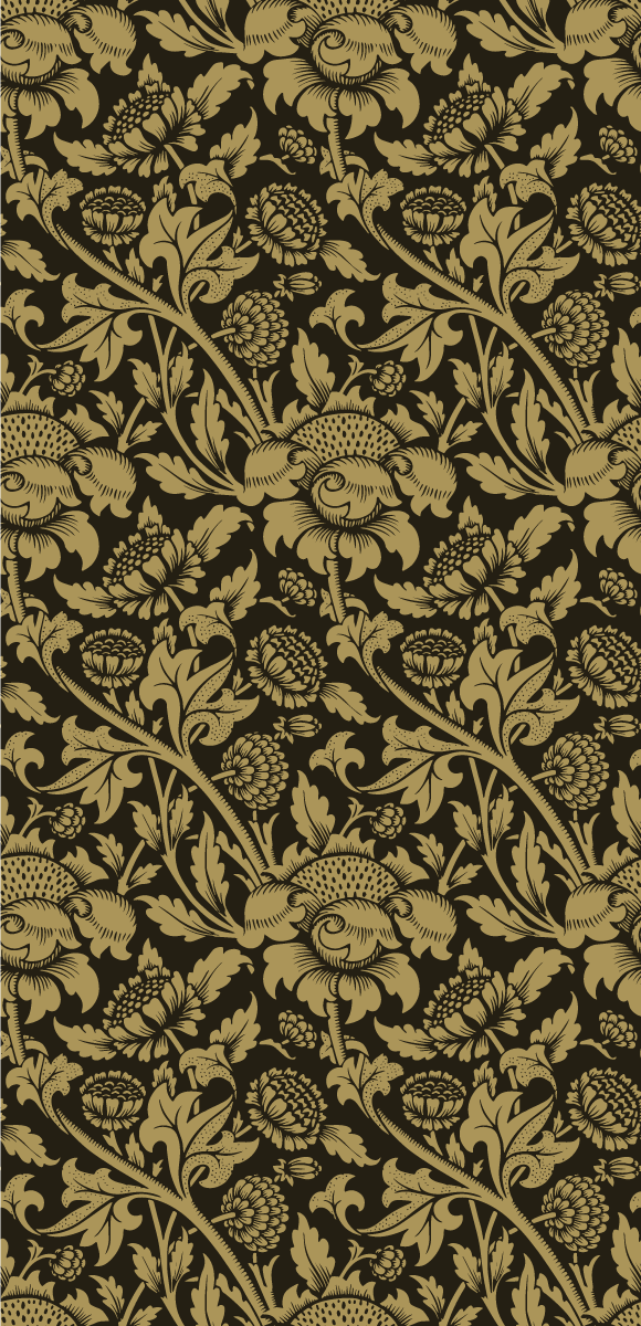 Vinyl teppe vintage fransk blomsterdesign - Tenstickers