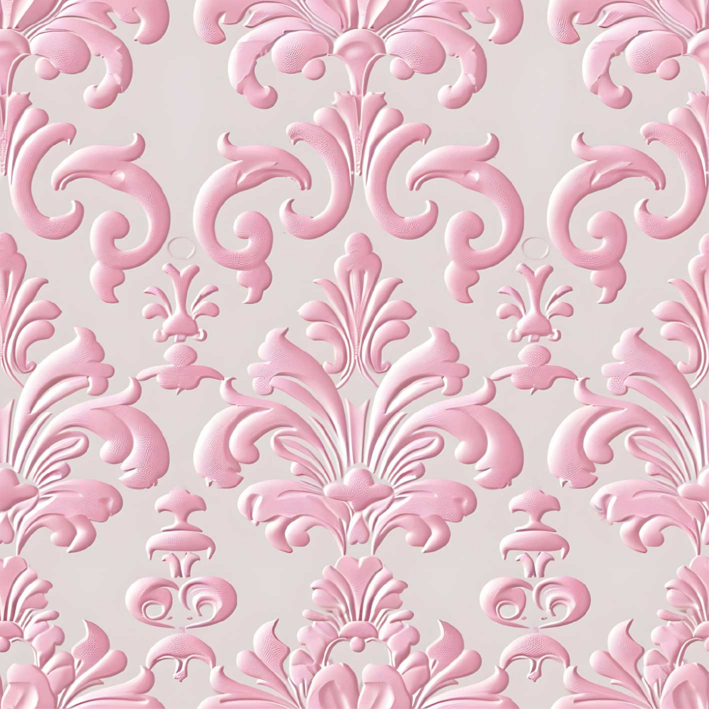 Rosa mønster vinyl teppe vintage - Tenstickers
