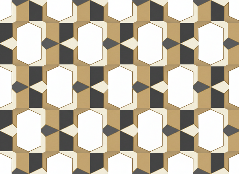 Rutete mønster vinyl teppe vintage - Tenstickers