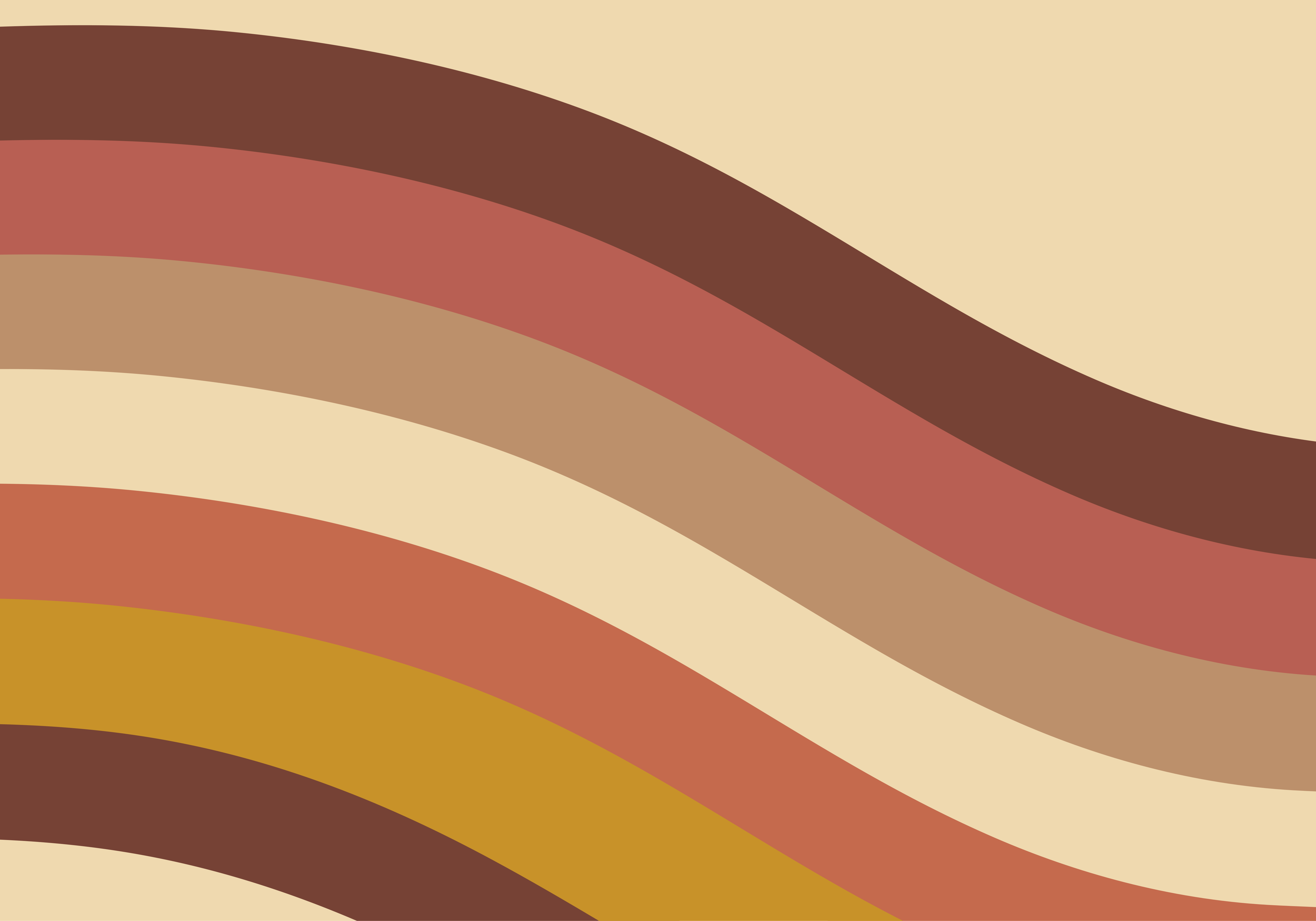 Vinyl teppe vintage 70-talls striper - Tenstickers