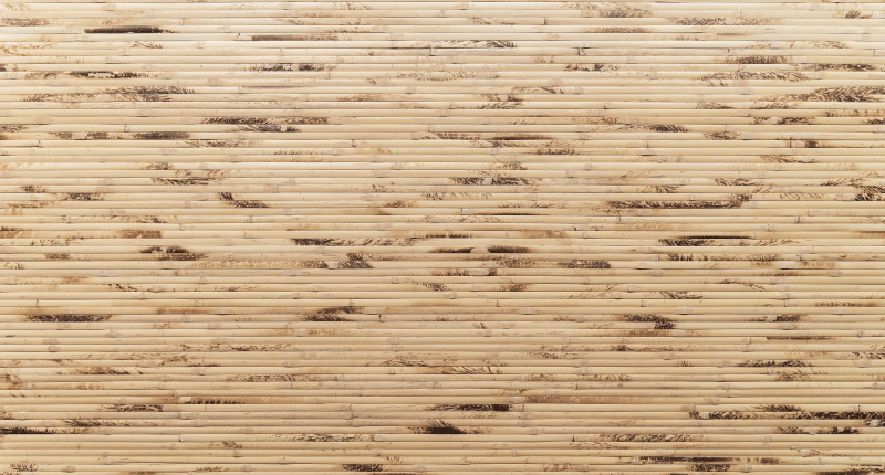 Vinyl teppe mottak horisontale lysebrune pinner - Tenstickers