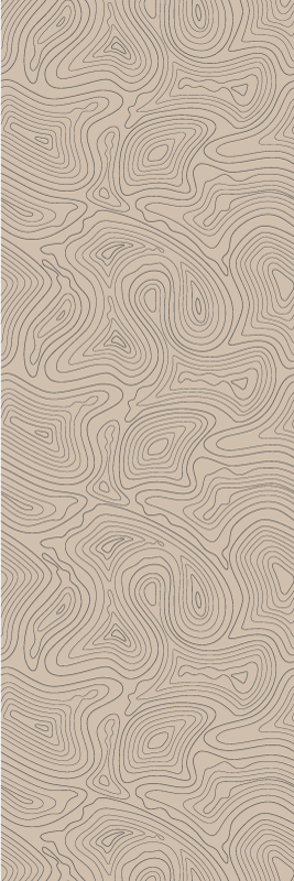 Vinyl teppe beige taupe topografisk - Tenstickers