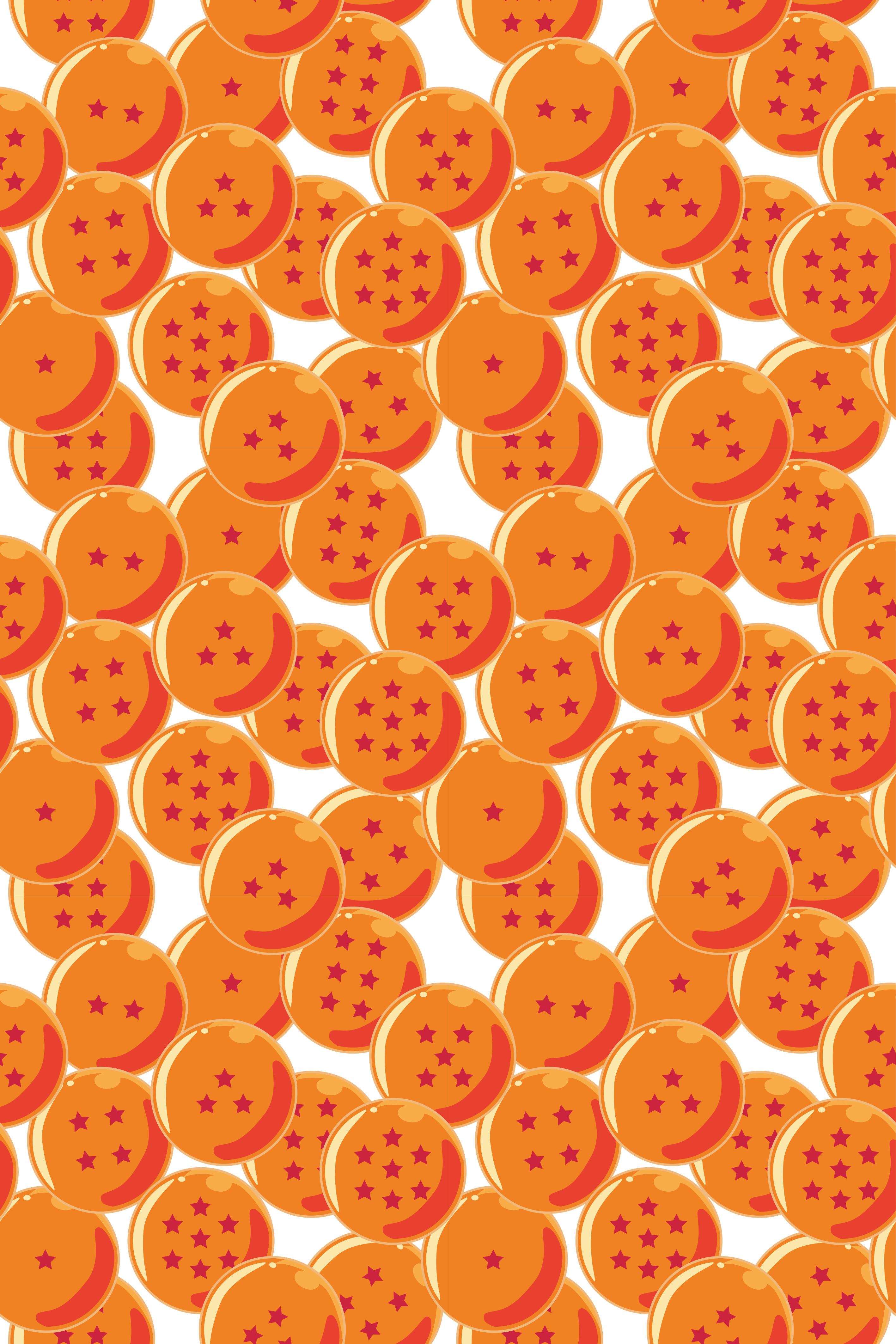 Vinyl teppe oransje dragekuler - Tenstickers