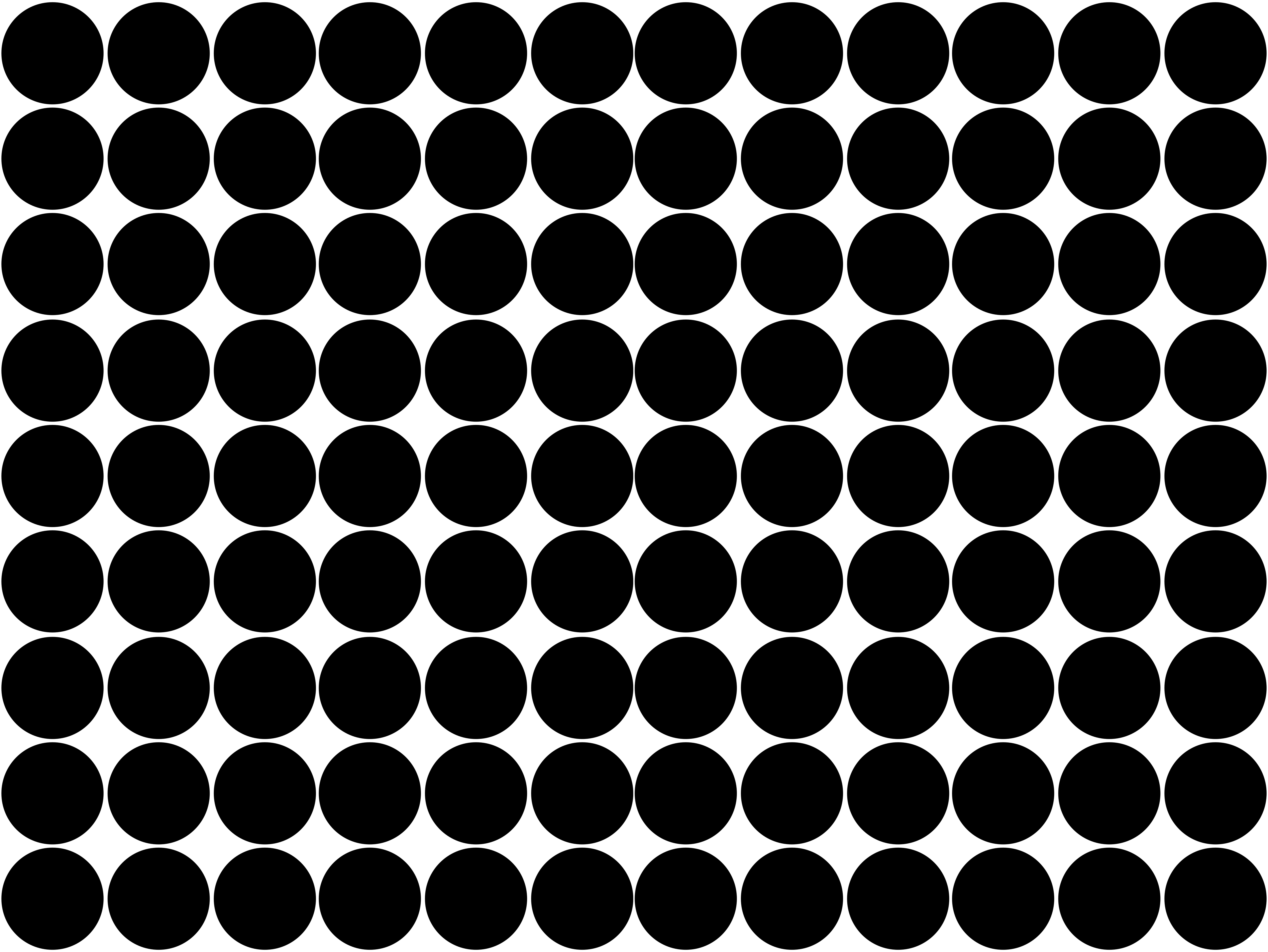 Vinyl teppe svart med mønster av svarte prikker - Tenstickers