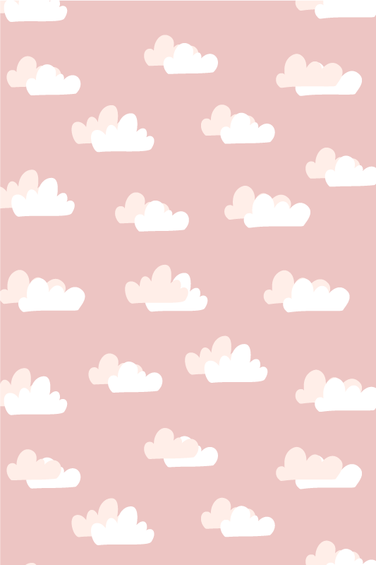 Rosa bakgrunn vinyl teppe rosa - Tenstickers