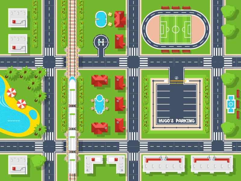 Fantastisk personaliserbar parkeringsvinylteppe - Tenstickers