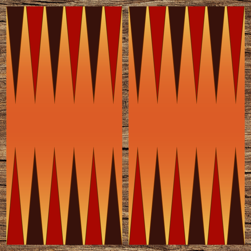 Fantastisk backgammon brettspillvinylteppe - Tenstickers