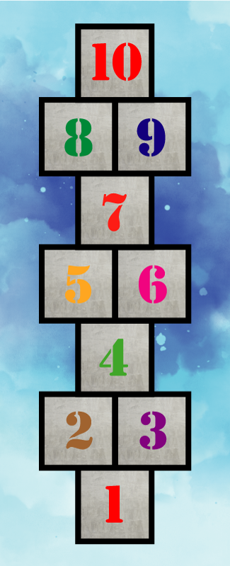 Barndom humleskott vinyl teppe spill - Tenstickers