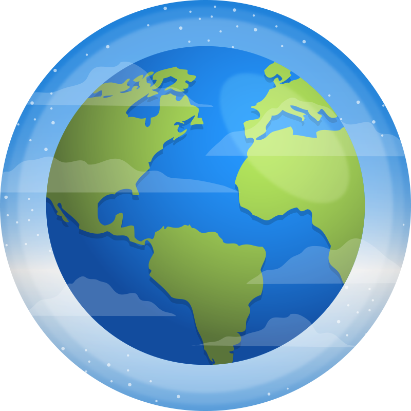 Fantastisk sirkulært vinylteppe i kloden - Tenstickers