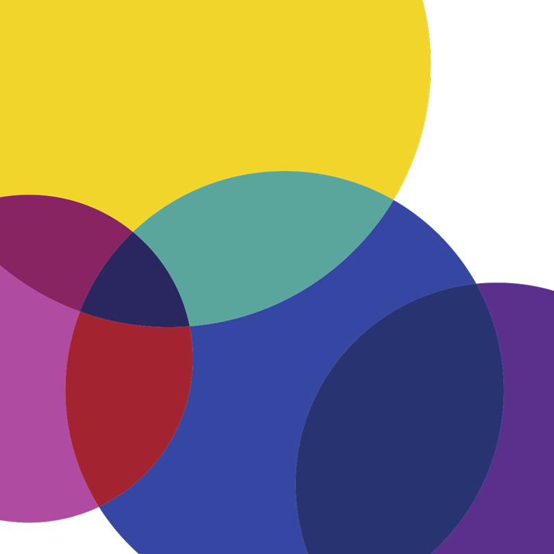 Fantastisk fargerikt minimalt vinylteppe - Tenstickers