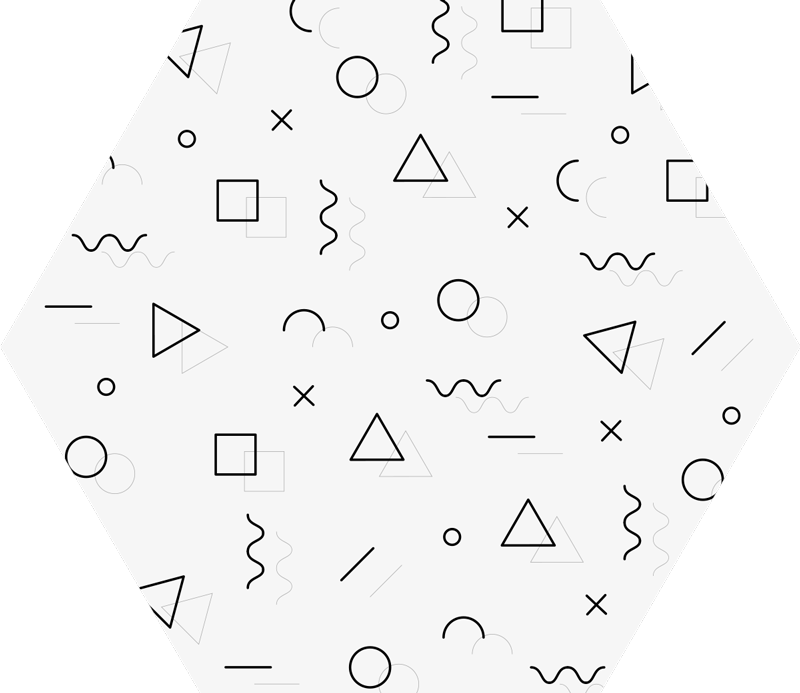 Memphis stil minimalistisk vinylteppe - Tenstickers