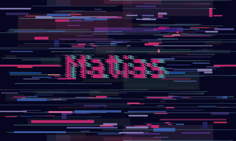 Moderne glitch teppe med navn - Tenstickers