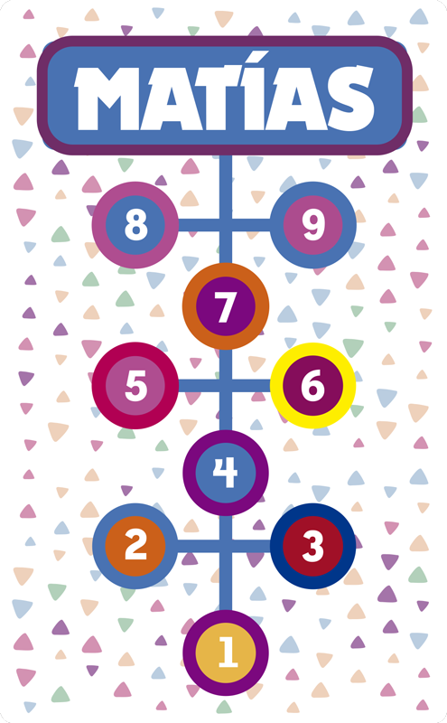 Morsomt, tilpassbar humle-spill vinylteppe - Tenstickers