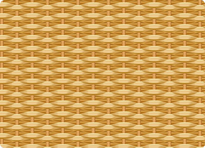 Flettet tekstur treeffekt vinylteppe - Tenstickers