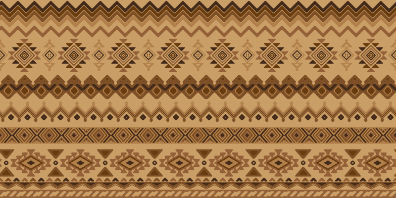 Etniske kilim design vinyltepper - Tenstickers